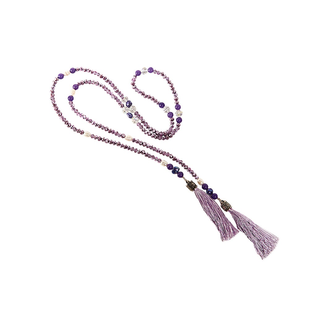 Collar Malibu violeta 